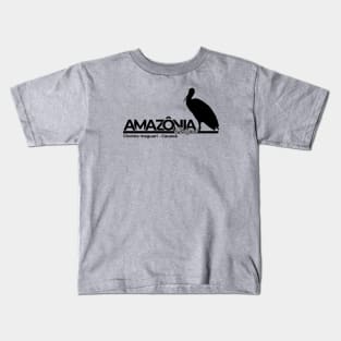 Amazônia Rainforest  - Black Bird Collection Kids T-Shirt